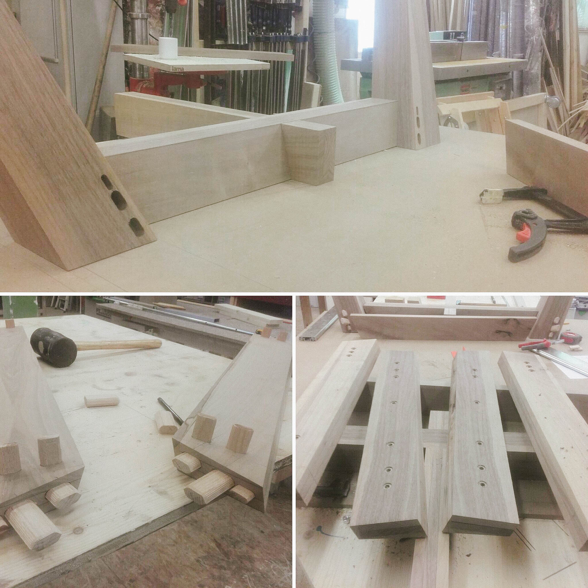 cy architecture - granite&wood table - process-1