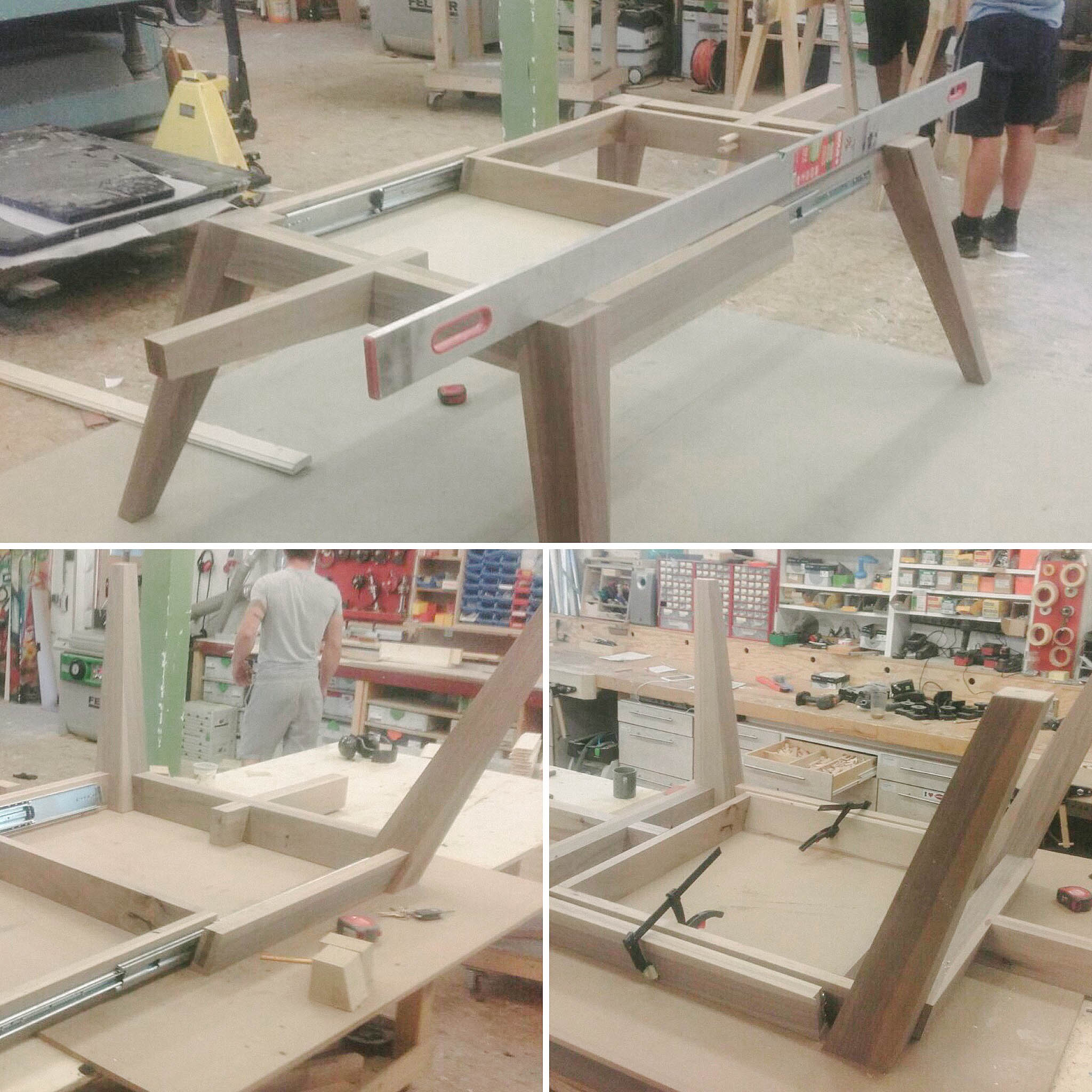 cy architecture - granite&wood table - process-2